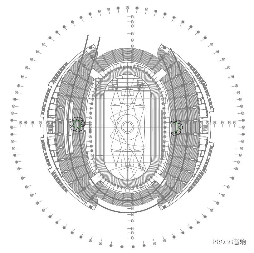冬奧會國家速滑館體育音響系統(tǒng)設(shè)計(jì)圖紙