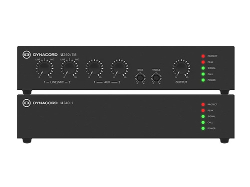 <b>Dynacord推出U系列緊湊型單通道混音和功率放大器</b>